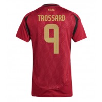 Camiseta Bélgica Leandro Trossard #9 Primera Equipación para mujer Eurocopa 2024 manga corta